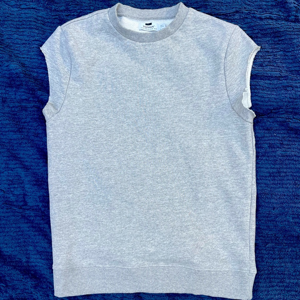 LIKE NEW Topman Cutoff Sweater Sweatshirt